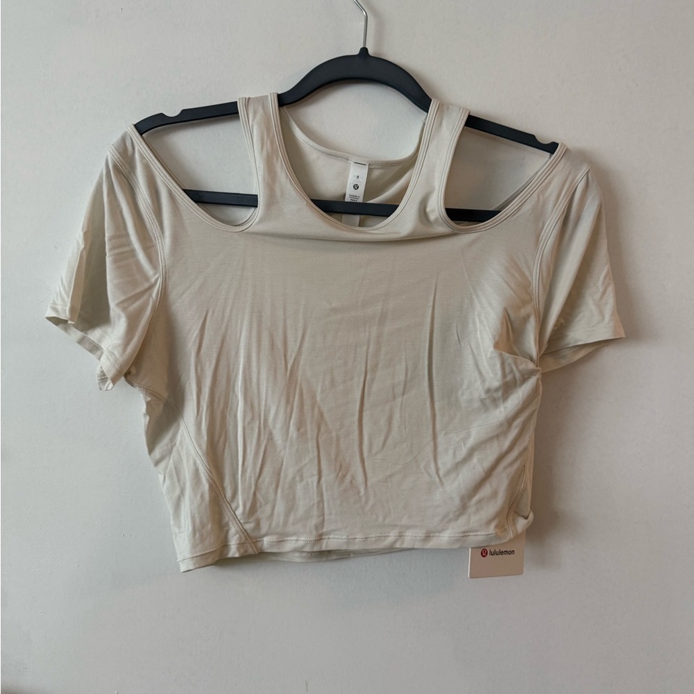 Lululemon Shoulder Cut-Out Yoga T-shirt